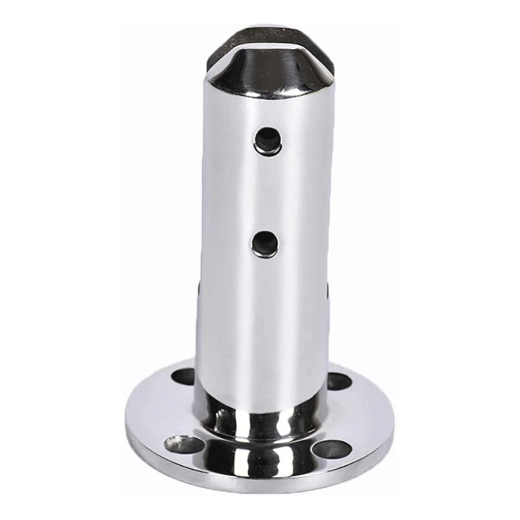 Morsetti rotondi in acciaio inox per esterni patio balcone ringhiera in vetro balaustra post ringhiera morsetto per installazione sicura