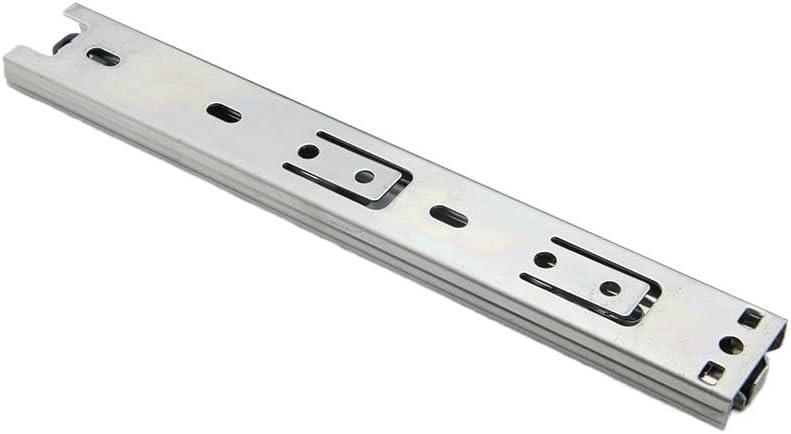 2pcs/Pair Drawer Track Drawer Slide Three Rail Drawer Guide Rail Slide Rail Furniture Hardware Fittings, Slipway(18 inch 45cm)