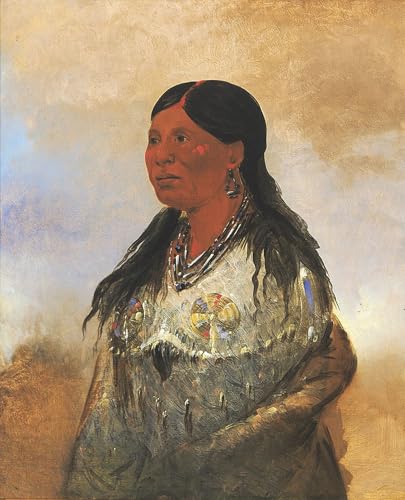 Toile Épouse d'Animal Catcher George Catlin Peinture Murale 60x90
