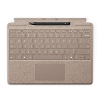Microsoft Surface Pro Keyboard mit Surface Slim Pen | Sand | QWERTZ | kompatibel mit Surface Pro Copilot+ PC (11. Edition), Surface Pro 9 & Surface Pro 8