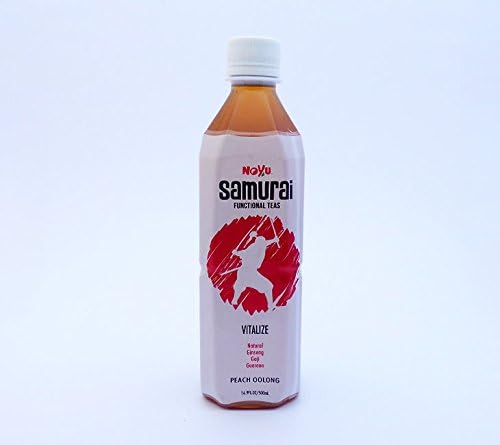 Noyu Teas Peach Oolong Tea, 16.9-Ounce Bottles (Pack of 12)