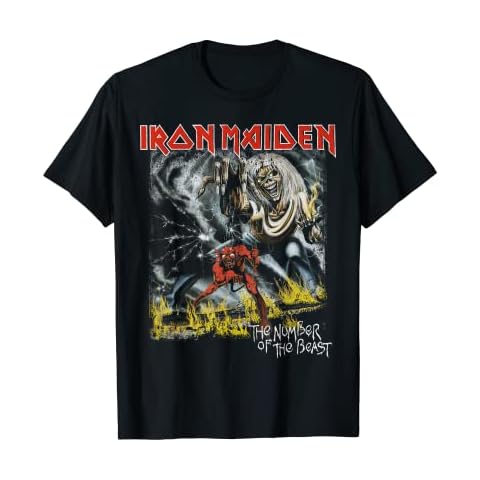 Iron Maiden Eddie Number Of The Beast T-Shirt Cover