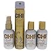 CHI Keratin Strengthen & Revive Kit with Shampoo, Conditioner, Leave-In Conditioner and Flex Finish Hairspray