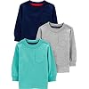 Simple Joys by Carter’s Toddlers and Baby Boys’ Long-Sleeve Shirts, Multipacks