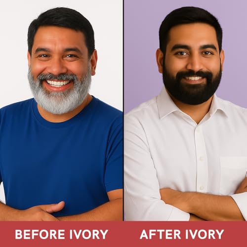 Image of Grey Beard Oil Serum (55 ml) - Helps in Reduces Greys & Restore Natural Black Beard Color | With All Natural Ingredients for All Beard Types