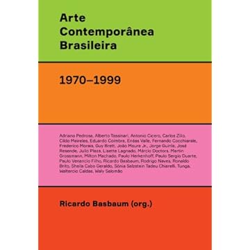 Capa do livro Arte contemporânea brasileira (1970–1999): Texturas, dicções, ficções, estratégias