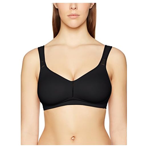 Selene ELVIRA, Sujetador sin Aros Para Mujer, Negro, ES 110D