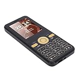 Tomantery Senioren-Handy, Ultradünn, 2,4-Zoll-Farbdisplay, Doppel-SIM, Doppel-Standby, Großes Tasten-Handy für ältere Menschen (Schwarz)