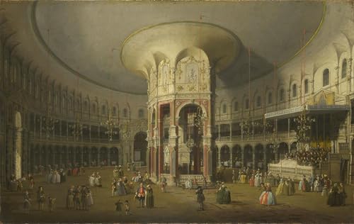 Pinturas famosas lienzo de Canaletto Rotonda di Ranelagh cuadro interno decoraciones 60x90