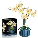 SGZIOO Kit de Construction Bouquet de Fleurs, 766 Pièces, Orchidée Blocs de...