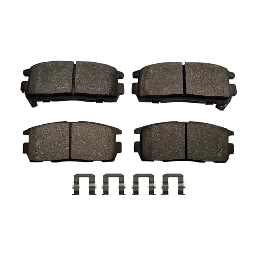 Image of PM Auto Rear Brake Pads Compatible With 2007-2017 Chevrolet Equinox, Set of 4 Ceramic Brake Pads