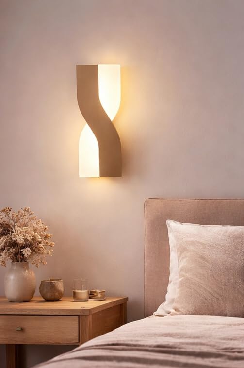 Image of blissbells Crystal Wall Light, LED Decorative Sconce (S-Shape Twisted Sconce)