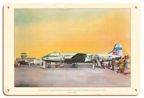 Póster vintage de madera de John T. McCoy de John T. McCoy de 1946 a 20,32 x 30,52 cm