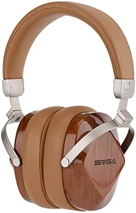 SIVGA Oriole Rosewood Wooden Closed Back Wired Dynamic Headphone (Brown)