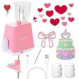 Caydo i Cord Knitting Machine, Electric iCord Maker with Adequate Tension, i-Cord Knitter Automatic Knitting Yarns to i-Cords, Efficiently DIY Tool, Ideal Valentine's Day Gift for Crocheters&Knitters