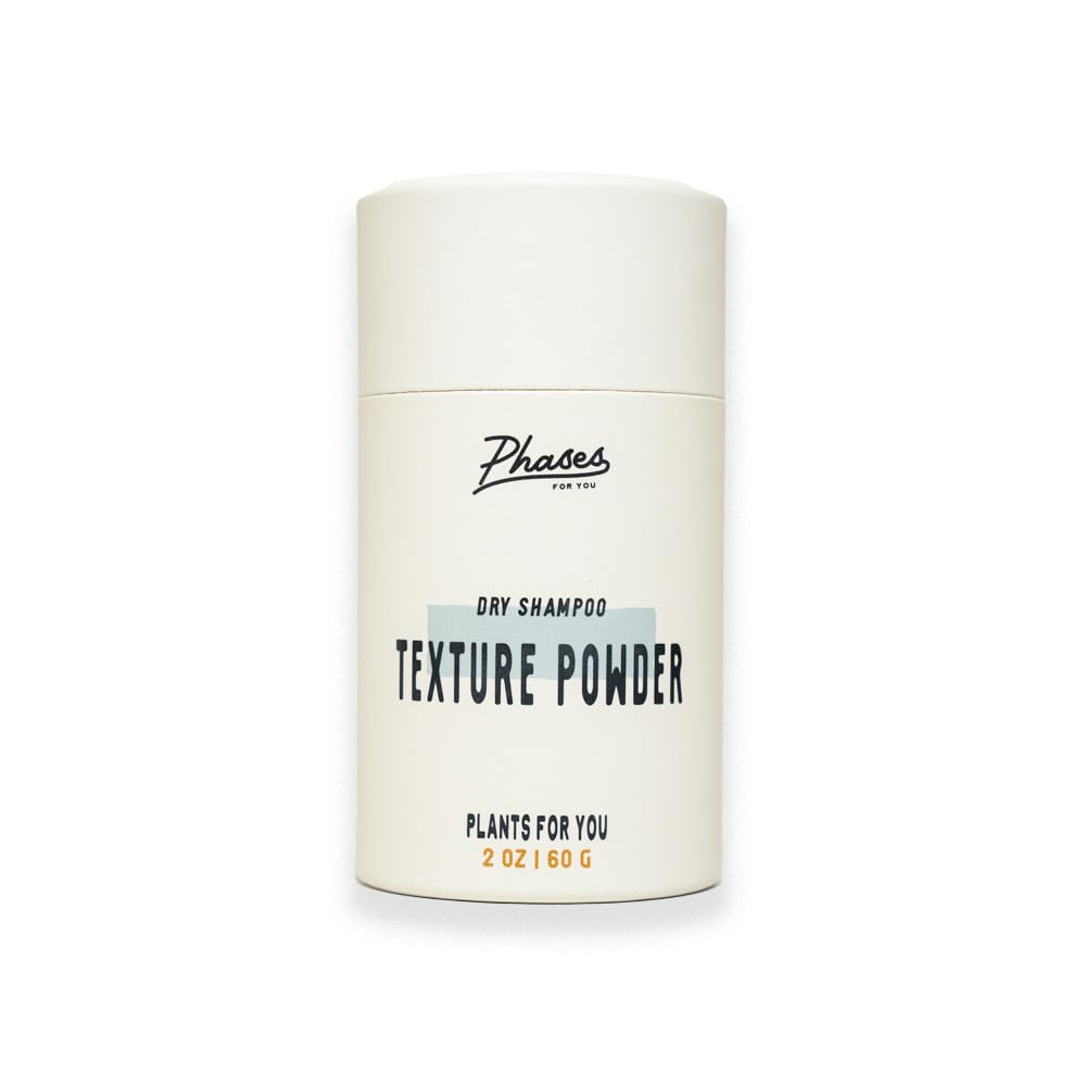 Texture Powder - Premium Plant Based Mens Hair Texture Powder Dry Shampoo - High Hold Matte Finish -
