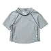 i play. Baby Short Sleeve Rashguard Shirt, Gray, 12 Months