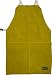 West Chester IRONCAT 7010 Heat Resistant Split Cowhide Leather Welding Bib Apron, 24" W x 36" L