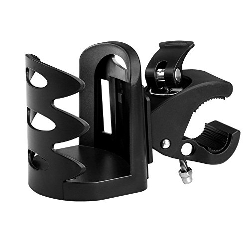 AumoToo Fahrrad Flaschenhalter, 360 Grad Rotation Getränk Wasser Becherhalter aufsteckbare Kinderwagen Cup Holder für Fahrräder, Mountainbikes, Kinderwagen und Rollstuhl Cover