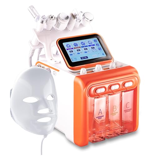 Hidrógeno Oxígeno Cuidado de la Piel Máquina 7 en 1 Máquina Facial Para El Hogar Salón De Belleza Hidratación Cara Dispositivo Facial Aqua Con Máscara