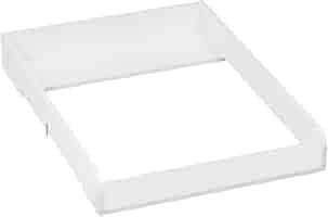 Fasciatoio Per Cassettiera WOLTU - 80x74.5x13.5cm, Regolabile, MDF Bianco, Per Neonati, Salvaspazio