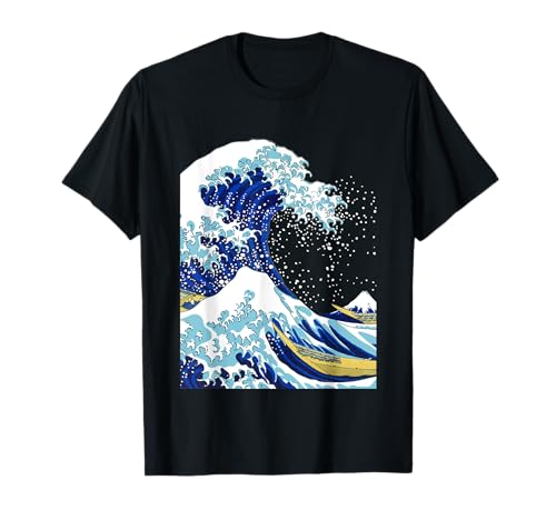 【神奈川沖浪裏】葛飾北斎 和柄 日本のお土産 贈り物 ギフト Tシャツ