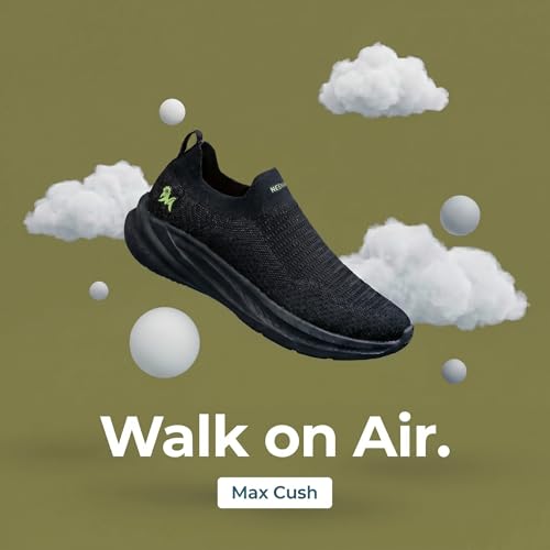 Image of Neeman's Max Cush Slip-On Sneakers for Men | Stylish Casual Shoes with Padded EVA Insole | Breathable Lightweight Footwear | Everyday Sneaker for Boys