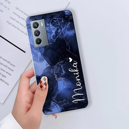 Image of COLORflow Back Cover Compatible with iQOO 9 SE 5G | Marble Colors Customized Back Cover Compatible with iQOO 9 SE 5G