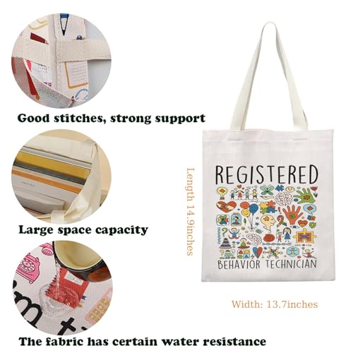 Bolso tote de lona RegisteredBehavior Technician miniatura 4