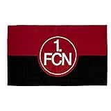 1. FC Nürnberg FCN Schwenkfahne 150 x 90cm rot-schwarz Lizenzprodukt