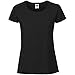 Produktbild Fruit of The Damen T-Shirt, enganliegend (L) (Schwarz)