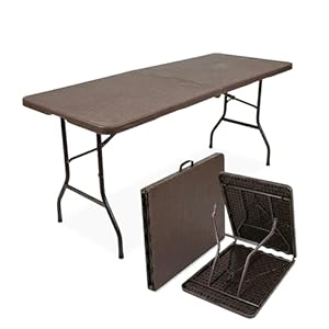 Floordirekt- Kunststoff Bierzeltgarnitur Klappbar mit Tragegriffe, Biertischgarnitur, Festzeltgarnitur, Bierbank (Miyako) 183x75x74cm