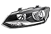 Produktbild HELLA 1EE 247 051-011 Halogen-Hauptscheinwerfer - links - für u.a. VW Polo (6R1, 6C1)