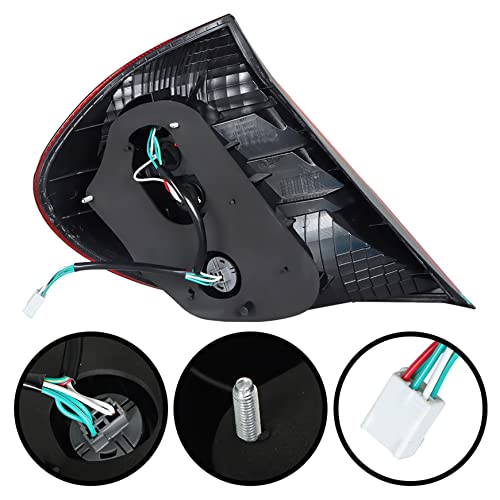 Silscvtt Rear Brake Tail Light Assembly Replacement For 2002 2003 2004 Toyota Camry Passenger Side Tail Lamp To2801143 81550Aa050 #TOP4