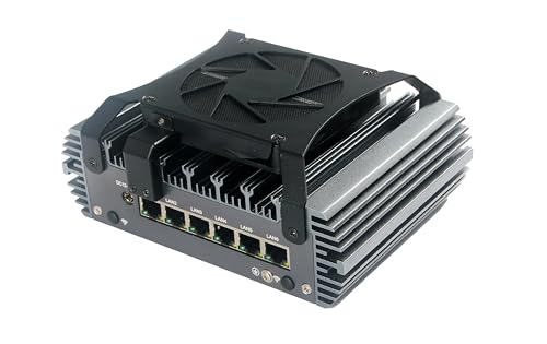 AI Firewall Appliance, Intelligent Soft Routing/Mini PC • Intel Core i5-1135G7 • 16GB RAM, 256GB mSATA SSD • 6 x RJ45 Ports, 4 x USB 3.0, 1 x RJ-45 COM, 1 x HDMI Support PFsense OPNsense AES-NI