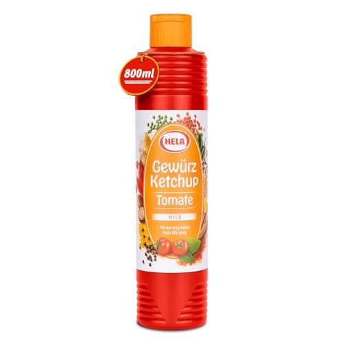 Hela Tomaten-Gewürz- Ketchup (1 x 800 ml Tube)