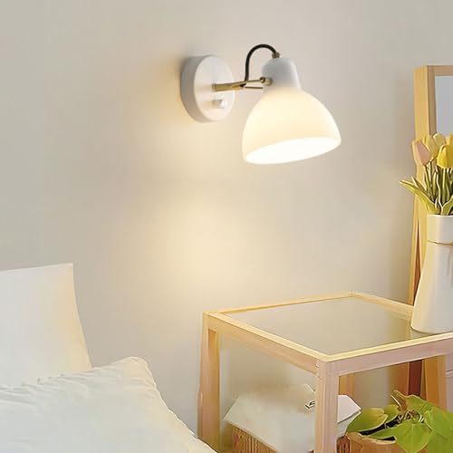 Aplique de pared de cristal de jade blanco con acabado de lujo para comedor y salón 5