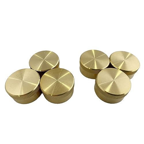 KIBOW 6-Pack Propane Refill Bottle Brass Caps 1LB Propane Cylinder Seal Caps Protection Caps