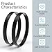 Applicable to Replacement Belts for Bissell Style 7/9/10 P/N 3031120 - Compatible with PowerForce, Helix, Powerlifter, Cleanview Swivel, Rewind Pet Vacuum Cleaner - Replace Parts 2031093 32074 2Pcs