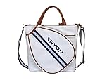 RYON Borsa Padel Donna LOBA con Tracolla e Tasche Interne, Stile Retrò Tennis Club, Design Elegante Ispirato Anni 60-70 Tennis Fashion Moda