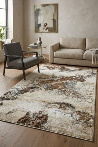Image of 2 x 5 Feet Modern Carpet for Living Room | Non-Fade Soft Floor Rug for Hall & Bedroom | Easy Clean & Non-Slip Backing