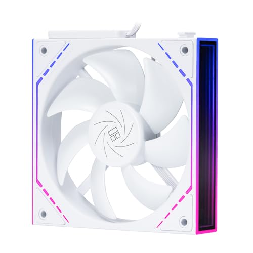 Image of Thermalright TL-M12QW 120mm ARGB Case Fans, 2000RPM, 68.9CFM, 1-Pack | Clean Daisy Chain Wiring, PWM /ARGB Sync, Infinity Mirror Lighting