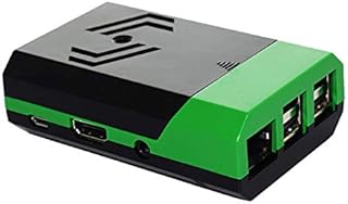 PiShell Black & Green Case: A Multi-Colored Protective Case for the Raspberry Pi 3 B+ and Camera, Raspberry Pi Case Cover