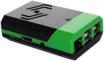 PiShell Black & Green Case: A Multi-Colored Protective Case for the Raspberry Pi 3 B+ and Camera, Raspberry Pi Case Cover