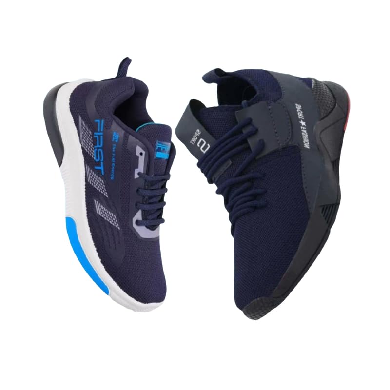 hotstyle Stylis and Trendy Pair 2 Combo Sneakers for Men-picture-41
