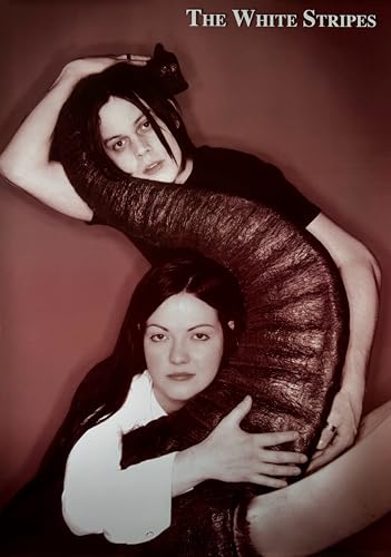 Poster White Stripes 61X87Cm pour créer une ambiance studio rock dans votre chambre