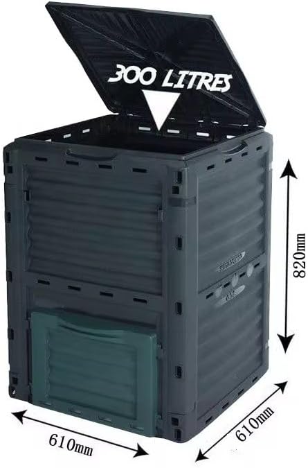 Compostera jardin 300L Easy Shopping plástico resistente miniatura 2