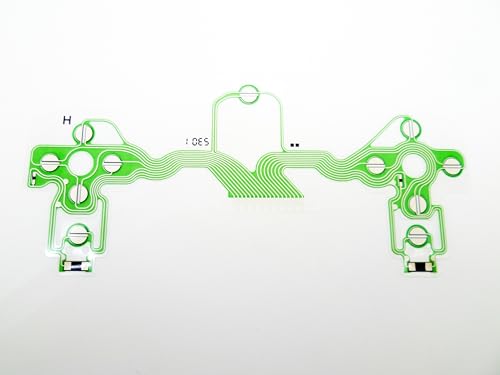 2x Replacement Buttons Ribbon Circuit Board for PS4 Dualshock 4 Pro Slim Controller Conductive Film Keypad Flex Cable PCB Green Version (JDS-001/011) - Thumbnail 6