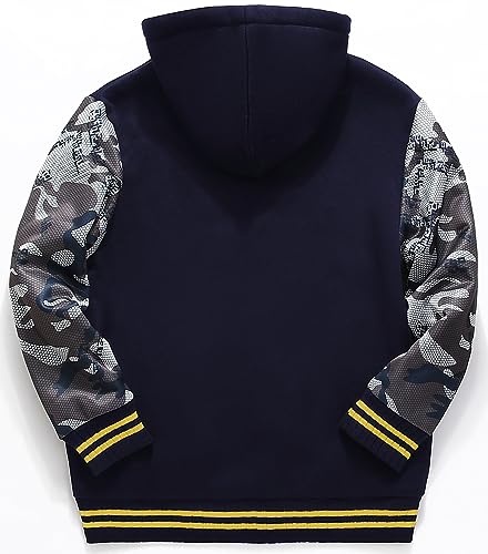Image of GEEK LIGHTING Boys Sherpa Lined Hoodie Kids Fleece Sweatshirt Full Zip Hooded Jacket