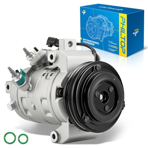 Image of PHILTOP NEW Air Conditioner AC Compressor with Clutch Replacement for Ford Mustang 2015 2016 2017 3.7L
